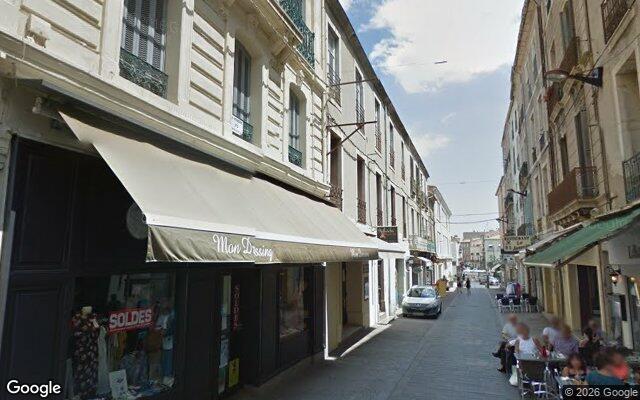 Façade : 10 rue Frédéric Mistral, Sète
